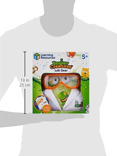 Learning Resources Beaker Creatures Lab Gear | Lab Coat & Glasses for Kids, Science Exploration Games, STEM Toys for Kids, 2 Pieces, Ages 5+