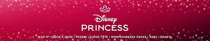 Ceaco - Disney Rapunzel and Pascal - 100 Piece Puzzle for Kids Ages 6-8 | Officially Licensed, Glitter Accents, Made in USA, Finished Size 24 x 18 in, Kids' Favorite Characters, Giftable
