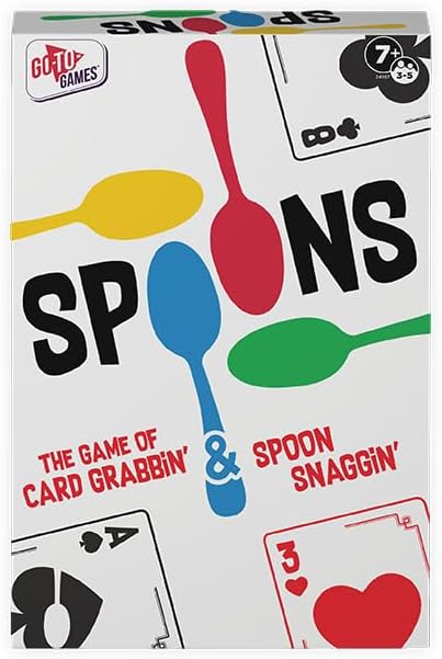 On the Go Spoons Playing Card Games for Kids Deck of Cards Fun Family Games