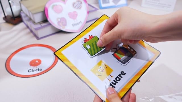 Blosssound 10 Set Magnetic Shape Sorting for Kids Learning Toys,Colorful | Matching Games Magnetic Color Sorting, 30 Everyday Objects Magnets Shape Toys for Toddler, Early Learning, Boys Girls Gifts
