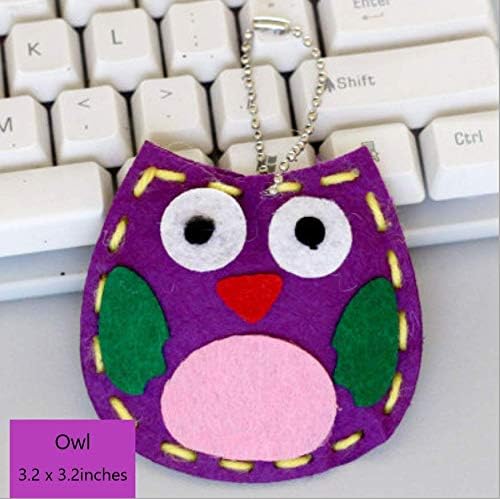 Adam Victor Kids DIY- First Sewing Kit for Kids, Learn to Sew DIY Craft Kits, Lovely Animals Style- Frog, Owl, Fox, Rabbit, Panda and Tiger, Ages 12+