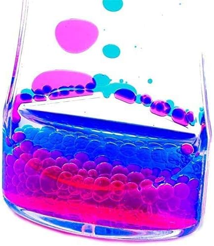 Liquid Motion Bubbler - Fidget Tubes for Stress Relief - Calming Visual Play for School, Home, Office, Holoday Stocking Stuffer - Calming Sensory Toys for Kids with Autism or Special Needs