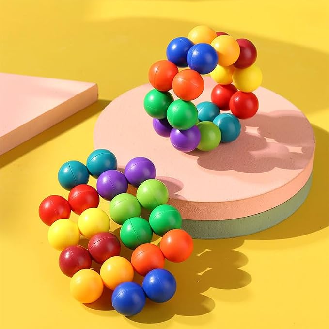 2 Sets of Sensory Toys, Calming Artifact, Kindergarten Treasure Box, Airplane Travel Activity, Road Travel Pressure Ball, Suitable for Children Aged 3 and Above