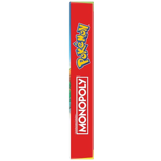 Monopoly Pokémon Edition Board Game | Ages 8 and Up | 2 to 4 Players | Kids Games for Pokémon Fans | Fun Family Games| 45 Mins. Avg.