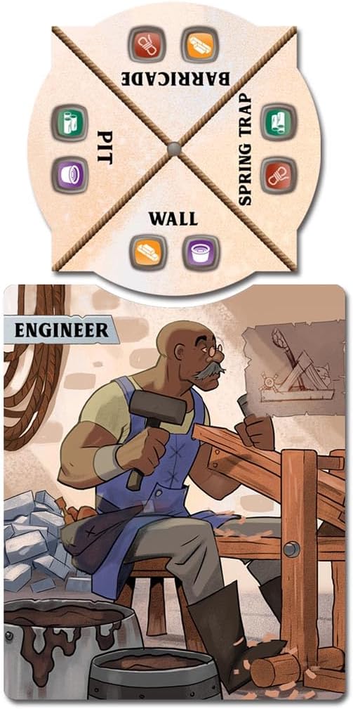 Fireside Games Castle Panic: Engines of War Expansion | Expansion content, Requires Castle Panic base game, New towers and siege engines, Cooperative play