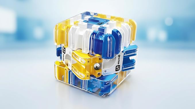 3D Cube Puzzles Fidget Toys - Brain Teaser Puzzles Toys Educational Learning Toys for Logical Thinking, Puzzle Maze Cube Easter Basket Stuffers Birthday Gifts
