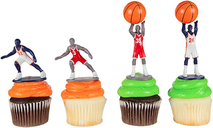 Kaskey Kids Basketball Guys, Red vs. Blue, 21 Pieces in Each Set, Includes 2 Teams, Accessories, and Travel Storage Case, Nostalgic Sports Action Figures for Imaginative Play, Ages 3 and Up