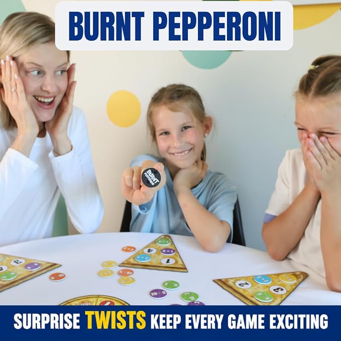 Matheroni Pepperoni Math Games for Kids 8-12, Multiplication and Division | 3rd-6th Grade STEM Board Game, Homeschool & Classroom Learning, Educational & Fun Pizza Game for 8+ year old