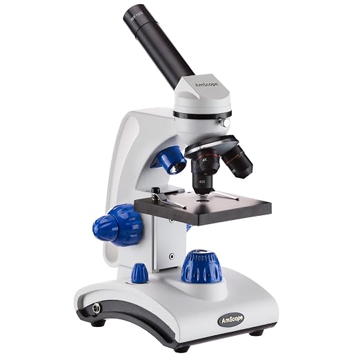 AmScope M162C-2L-PB10-WM-SP14-50P100S 1000X Microscope Kit | 40X-1000X Magnification Range