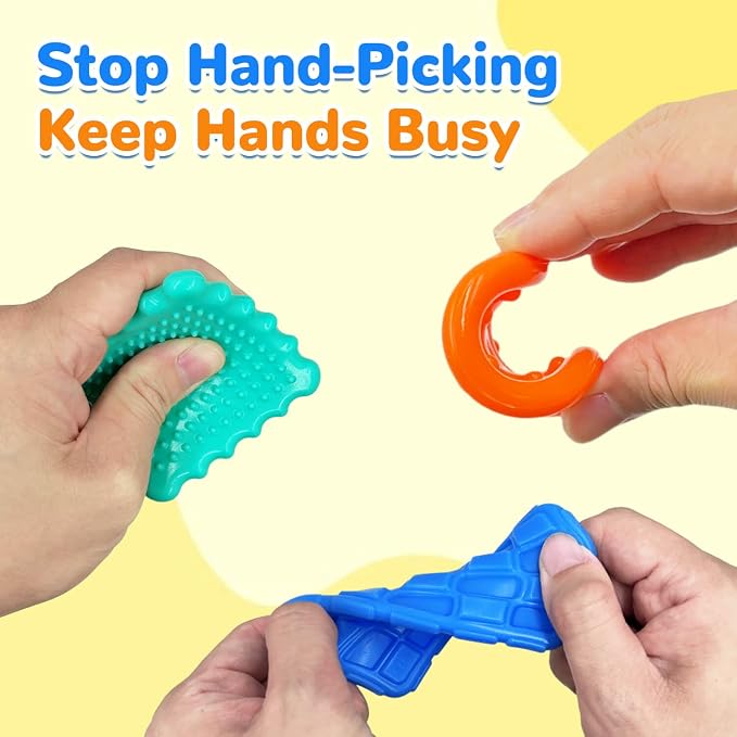 Sensory Fidget Toys for Kids Toddlers - Squishy Textured Sensory Fidget Toys for Kids with Autism, Fidgets for Classroom, Stress Anxiety Relief Toys Calm Down Toys for Boys Girls Gifts