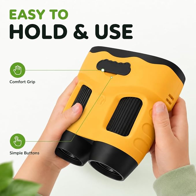 Microscope for Kids, Portable Digital Microscope with 2.0" Screen | Handheld Camera Mini Pocket Magnifying Glass, STEM Toys Birthday Gifts Edu Science Kit for Girls Boys Child Age 4-12