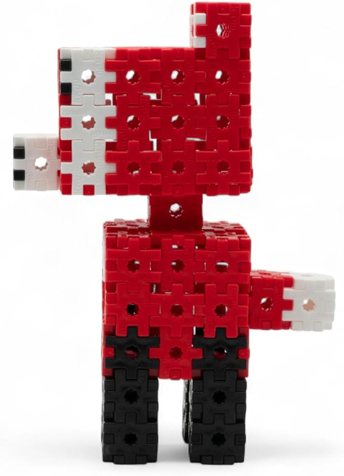 KADÜ 250 Piece Red Panda Set Kids Age 5+ Building Block STEM Toy | Creative Mini Sensory Construction Puzzle tiles - Open Ended Play Gift Boys + Girls - Classroom Homeschool Manipulatives