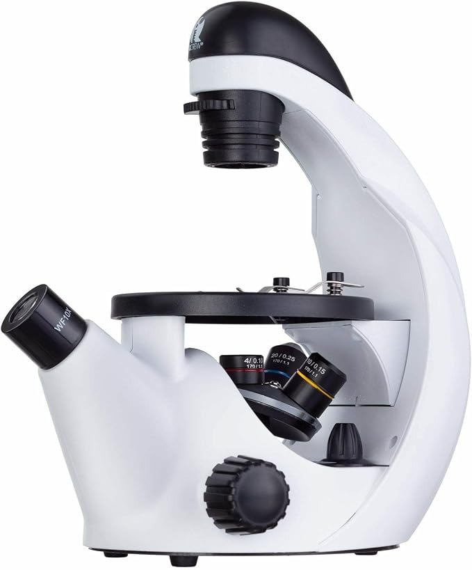 AmScope IN50C-PB10 Inverted Microscope Kit, 40X-500X | 40X-500X Magnification Range