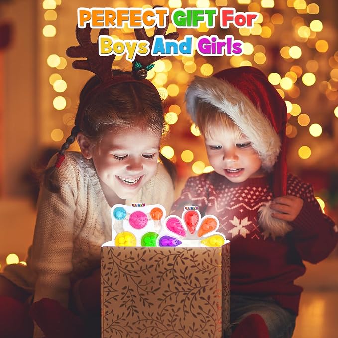 2Pcs Color Sorting Sensory Toys for Kids with Autism Toddler Toys for Airplane Travel Road Trip Preschool Montessori Toys Fine Motor Skills A Easter Basket Stuffers Gifts for Kids Boys Girls