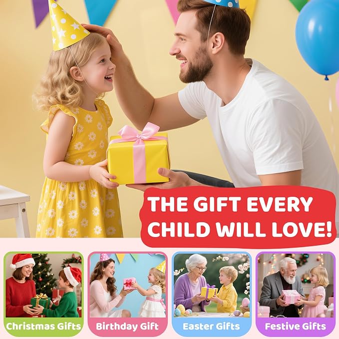 Mess Free Coloring Books for Toddlers, Reusable Water Toys for 3 4 5 6 Year Old Girl Boy, Road Trip Paint Activities, Travel Drawing Toys for Toddlers 3-5, Arts Crafts for Kids Ages 3-5 Birthday Gift