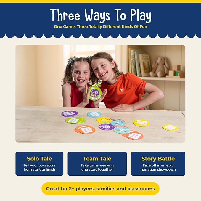 Open The Joy Creative Storytelling Card Game – Kids Feelings Family