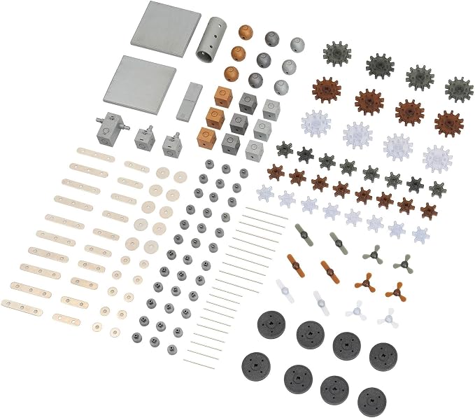 Kaplan Early Learning Company Motors and Magnets Loose Parts STEM Kit - 178 Pieces