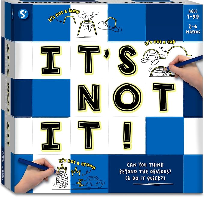 Skillmatics Card & Board Game – It’s Not It, Hilarious Drawing Game | Fast-paced Fun, Perfect for Family Game Nights, Race to Doodle, Gifts for Kids, Teens, Adults Ages 7, 8, 9, 10 & Up