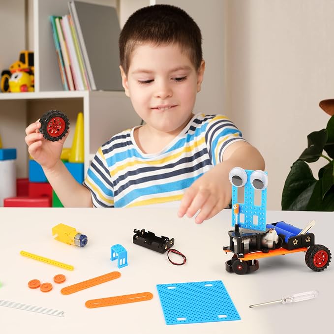 STEM Kits for Kids Science Experiment, Toy Crafts for Boys Birthday Gifts | Science Kits for Kids, STEM Toys, Robot Building Kits for Kids Engineering Projects, Electronic Robotics Activities