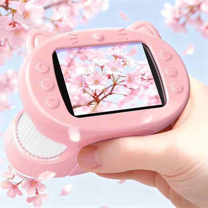 Handheld Digital Mini Microscope for Kids: 1000X 4K 2.4" Microscopes Toys | Portable Pocket STEM Electronic Learning Educational Science Kit 8-12 Birthday Gift 4 5 6 7 Year Old Boy Girl