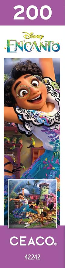 Ceaco - Disney Encanto Mirabel - 200 Piece Jigsaw Puzzle for Kids Ages 8-10 | Official Disney Licensed Art, Made in the USA, Recycled Board, Poster Included, 15 in x 11 in, Giftable
