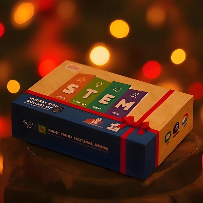 LUCKY GUESS 8 in 1 STEM Science Kit for Kids, Solar & Physics Experiments | Wooden STEM Kit for Kids, Building Kits, Solar Powered Car, No Batteries, No Tools, CPC & ASTM Certified, Ages 8-14, Gift Box