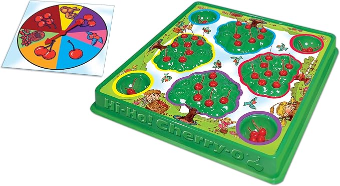 Hi-Ho Cherry-O, Classic Childrens Counting Game, by Winning Moves Games USA | Have Fun & Learn To Count, 2 to 4 Players, Ages 3+