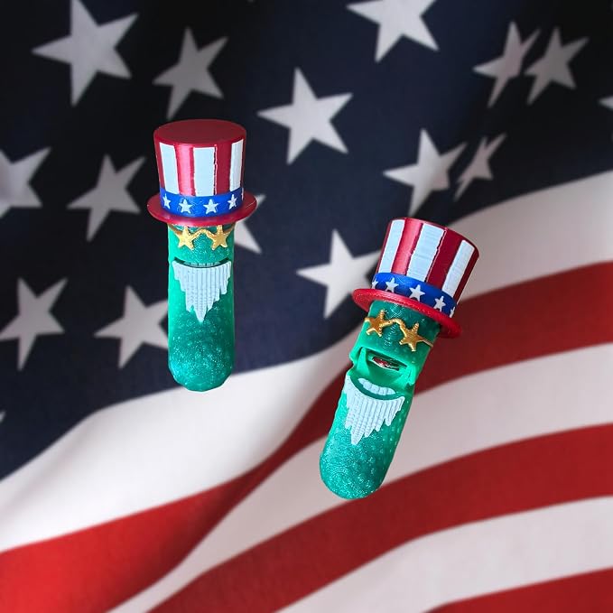 Tickle Pickle Fidget Toy - Pickle Fidget - Fidget Toy (Uncle Sam)