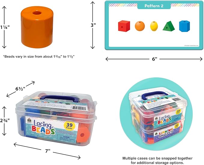 Teacher Created Resources Lacing Beads (TCR21033)