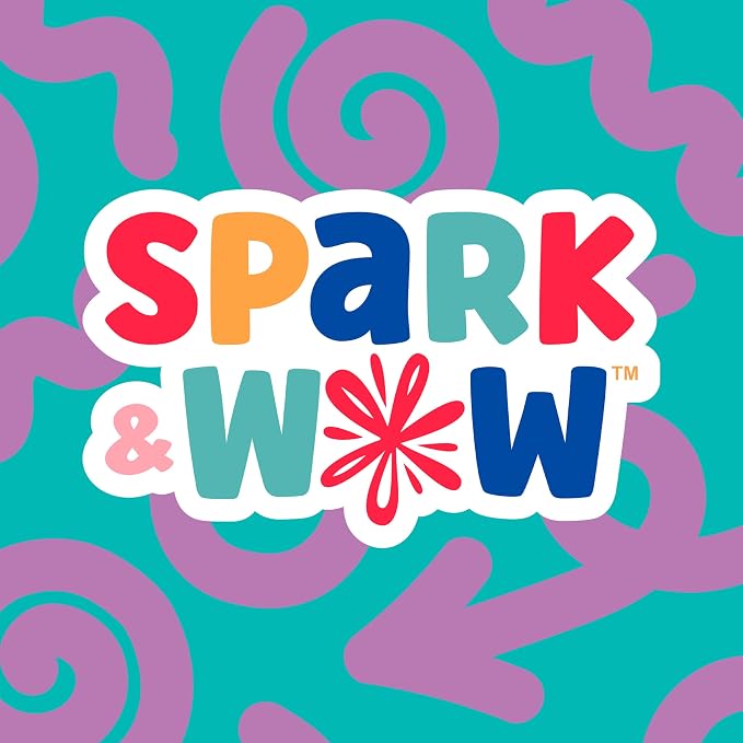 SPARK & WOW Sensory Bin Texture Twists, 4 Hollow, Tactile Balls | Twist Them Apart, Mix and Match Colors and Textures, Sensory Table Tools for Toddlers