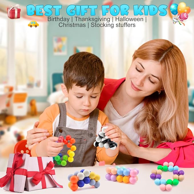 Yrissmiss 3PCS Autism Sensory Toys for Autistic Children , Sensory Fidget Toys for Adults Kids, Autism Toys for Toddlers 3-4, Travel Toys Gifts for Kids Ages 3 4 5 6 7+ ,Toddler Toys for Boys(A)