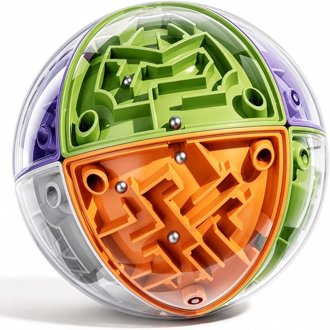 3D Ball Puzzle for Kids 5-8 8-12, Color Matched Game Kids Toy | Logical Reasoning, Education Sensory Learning Toys Birthday Gift for Kids Adults 5 6 7 8 9+ Years Old Boys