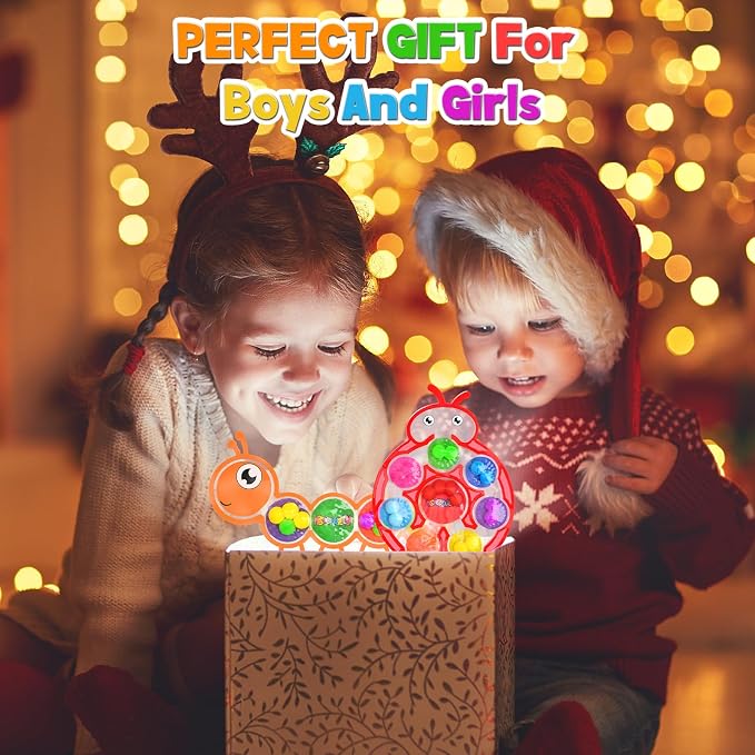 2Pcs Color Sorting Sensory Toys for Kids with Autism Toddler Toys for Airplane Travel Road Trip Preschool Montessori Toys Fine Motor Skills Easter Basket Stuffers Gifts for Kids Boys Girls