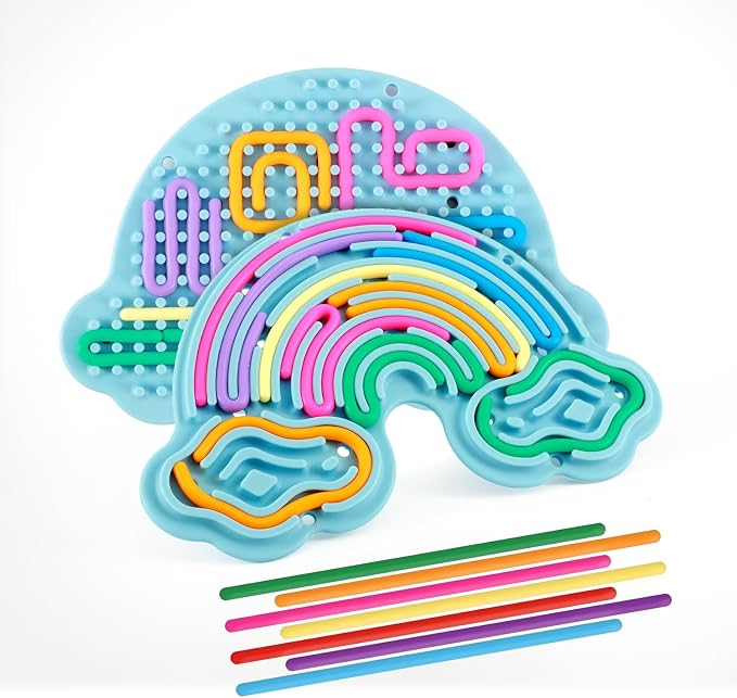 3Pack Sensory Activity Board for Kids & Adults,Double-Sided Stress Relif Sensory Board Toys with Individually Wrapped Quiet Fidget Board Stocking Stuffers for ADHD & Autism Boys Girls