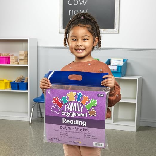 Really Good Stuff Family Engagement Reading, Read, Write & Play Pack | Ages 4+, PreK+