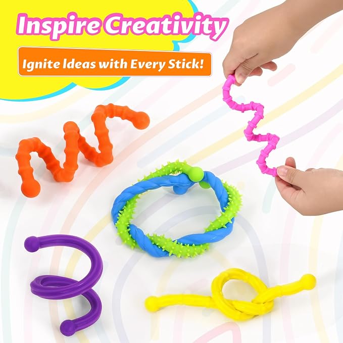 12 Pack Sensory Toys for Kids with Autism & ADHD -Christmas & Birthday Stocking Stuffers Gifts for Boys & Girls, Fidget Toys, Teacher Must Have for Classroom Calm Down Corner, Road Trip Essentials