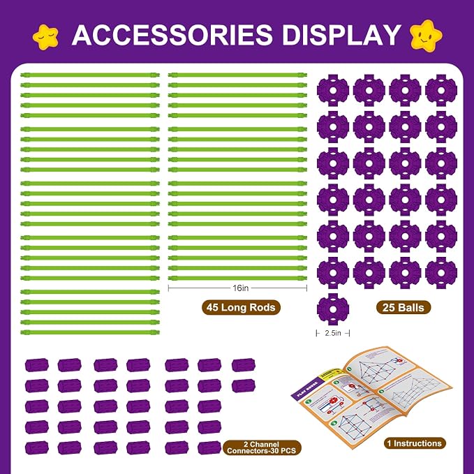 SpringFlower 100 PCS Glow in The Dark Fort Building Kit for Kids,Educational Gift for 3 4 5 6 7 8 9 10 11 12 Years Old Boys and Girls,STEM Construction Toys