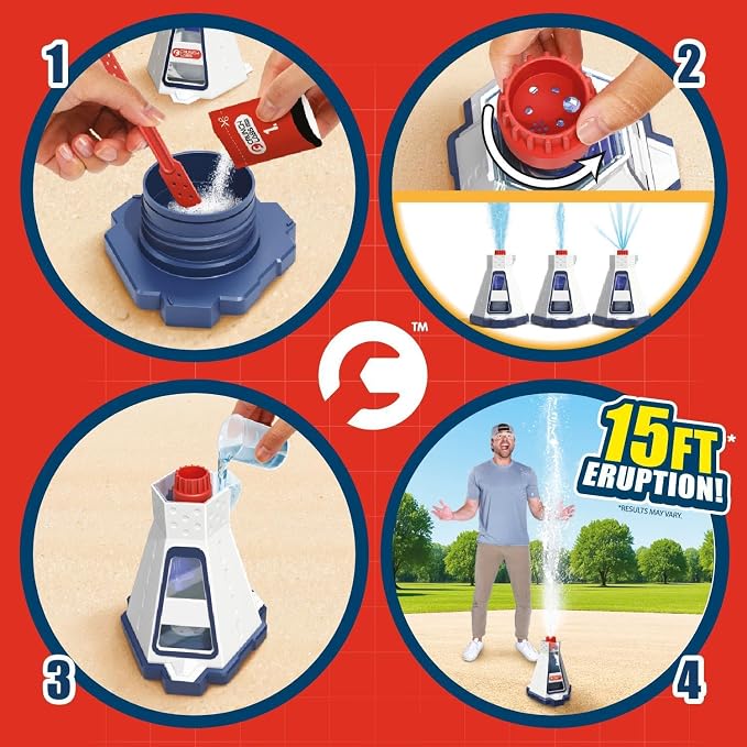 CrunchLabs by Mark Rober, Elephant Toothpaste Blast Kids Toys, Science Toys | Includes safety glasses, QR video access, and 6 repeatable blasts, toys for 8+ year old boys and girls