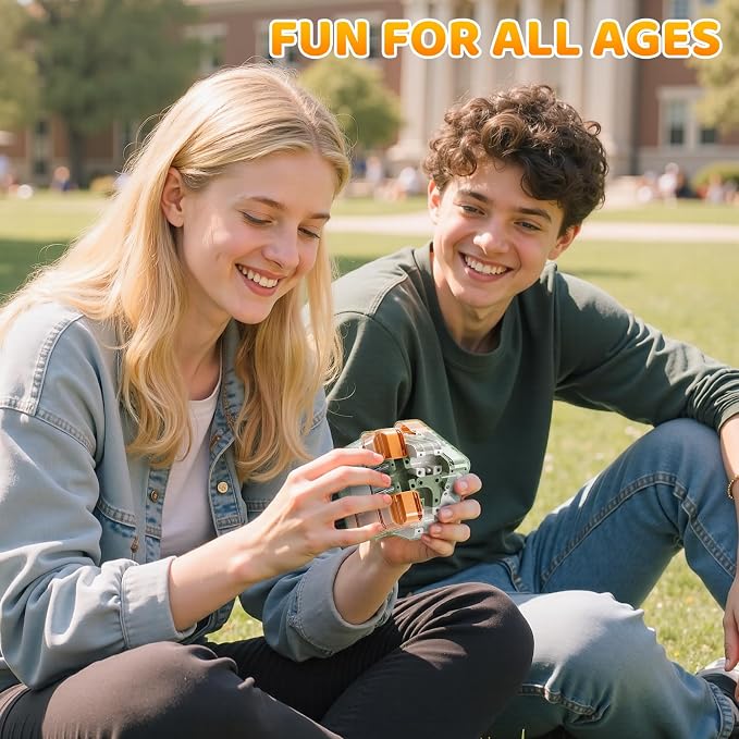 3D Rolling Ball Puzzle Maze Cube - 3x3 Color-Match Game | Solving Brain Teaser, Education Sensory Learn Birthday Gifts for Boys Girls Kids 3-5 5-8+ Year Old Adults