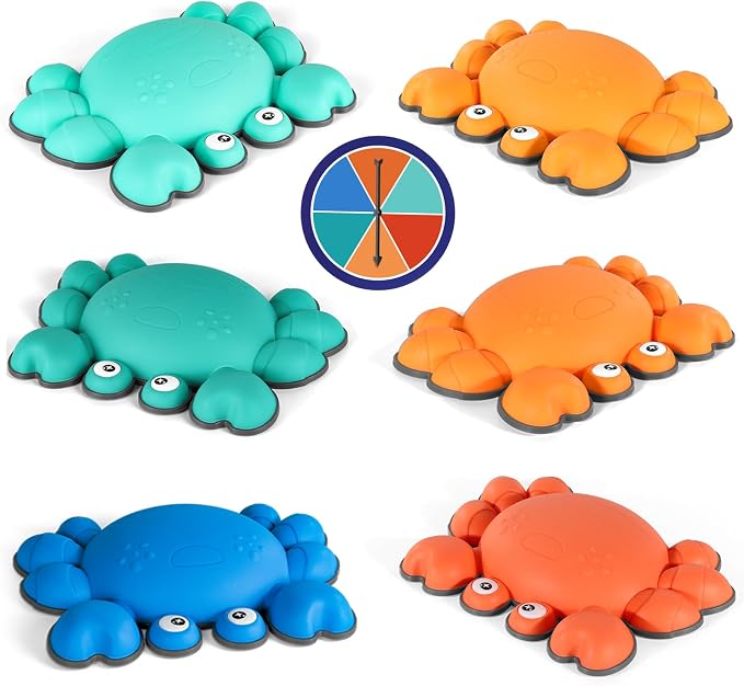 TOPNEW Stepping Stones for Kids, Non-Slip Balance Stepping Stones for Promoting Children's Coordination Skills, Toddler Stepping Stones Obstacle Course for Kids Age 3 4 5 6 7+