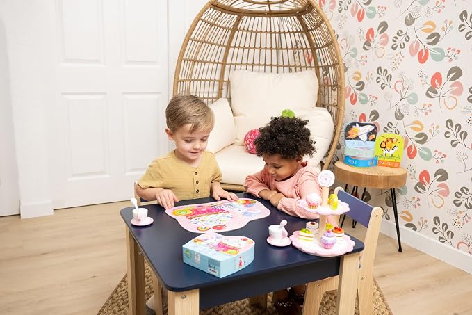 Crocodile Creek 12-Piece Mini Jigsaw Puzzle - Fun Floor Puzzles for Kids Ages 2-4 and Up - Heavy-Duty Shaped Box for Storage - Sweet Unicorn - 12" x 9" Finished