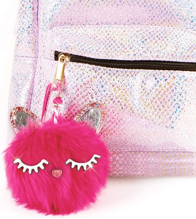 Make It Real DIY Cuddle Mob Kit - Create 4 Adorable Pom Pom Characters with 36 Pieces - All-in-One Arts & Crafts Set for Tweens & Girls - Fun, Skill-Building Craft for Kids Ages 8+ Creative Gift