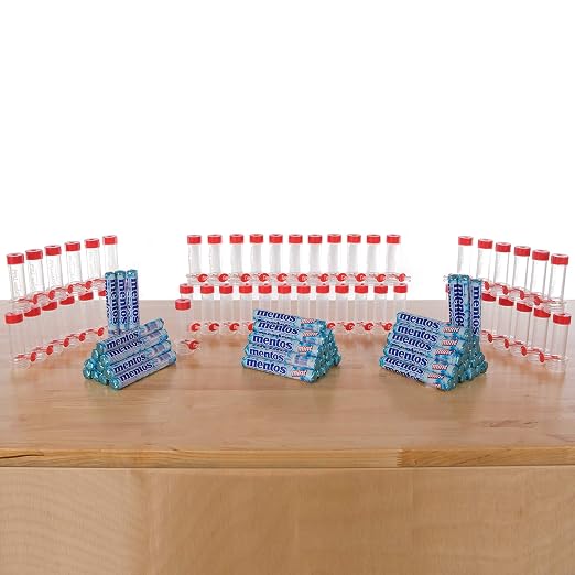Steve Spangler Science Geyser Tube Chemical Reaction Experiment | For Kids, Amazing Geysers with Soda & Mentos Candy, School, Camp & Homeschool Science Kit, Includes 1 Tube