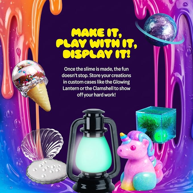 Slime Kit for Girls Ages 8-12 - All-in-One DIY Slime Making Kit - Kids Gift | Galaxy Unicorn Glow-in-the-Dark Slime Set - Birthday Gift for Tween Girls 8 9 10 11 12 - STEM Fun for Kids