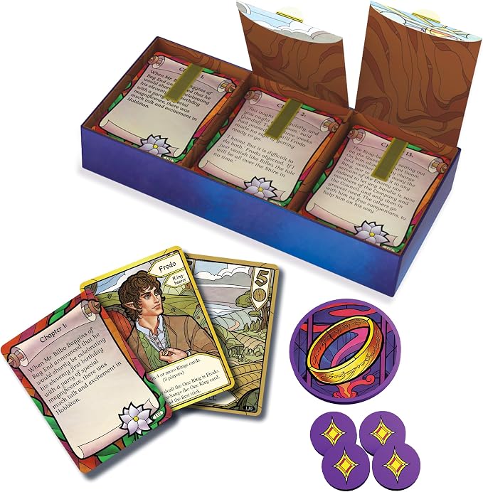 Asmodee The Lord of the Rings The Fellowship of the Ring Trick-Taking Game | A Cooperative Card Adventure! Strategy Game for Kids & Adults, Ages 10+, 1-4 Players, 20 Mins