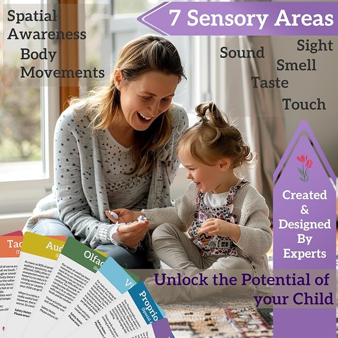 70 Fun Sensory Games & Activities for Parents of Children with Autism ADHD. Sensory Play Ideas for Caregivers of Kids on the Spectrum. A Sensory Intervention Gift for Send Teachers