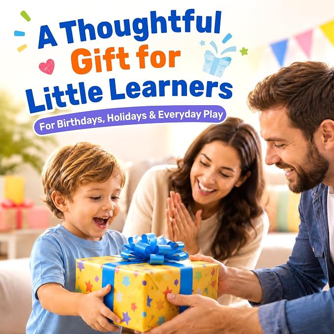 Lucas & Friends Wooden ABC Peg Puzzle for Toddlers, Alphabet Learning Toy | Montessori Learning Toys, Peg Puzzle Board for Preschool Kids, Educational Alphabets Puzzle, Ages 3+, Birthday Gift for Kids