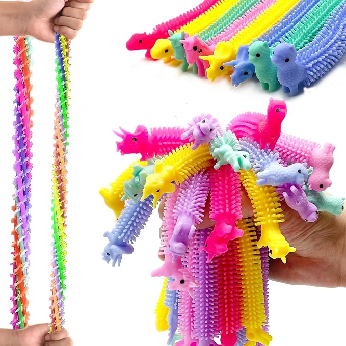 YZXODN 30 Pack Stretchy Strings Fidget Toys, Sensory Toys Bulk for Kids, Adults Stress Relief, Anti-Anxiety Autism Toys, Perfect for Children's Day, Classroom Exchange, Birthday, Party Favors