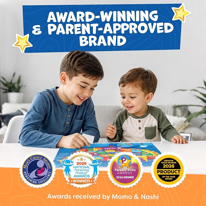 Puzzles for Kids Ages 4-6-8-145pcs World Map & United States Puzzle - Educational Toys for 4+ Year Old - Kids Puzzles Ages 5-8 - Puzzle Games for Kids Ages 5-8 - Gifts for 4 Year Old Girl, Boys