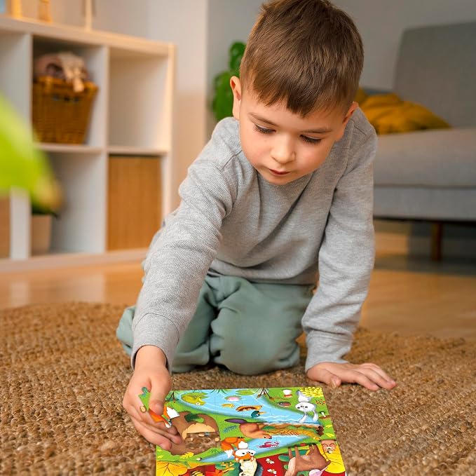 Puzzles for Kids Ages 4-6 - 4 x 60 Piece Jigsaw Puzzles for Toddlers 3-5 | Polar, Birds and Animals - Educational Kids Puzzles Ages 6-8 - Learning Gift Game for Children and Toddlers